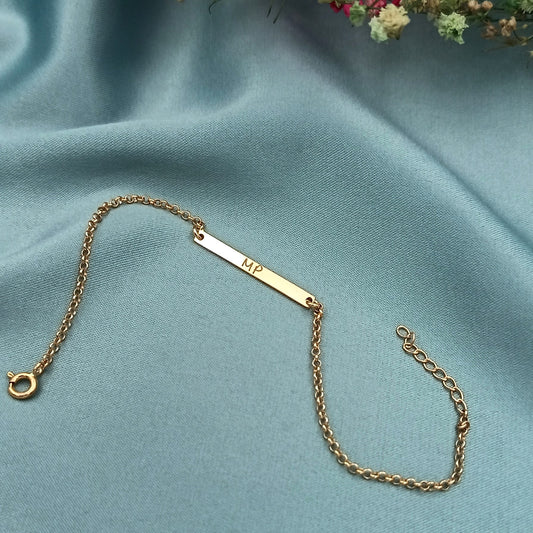 Pulsera Esclava delgada dorada