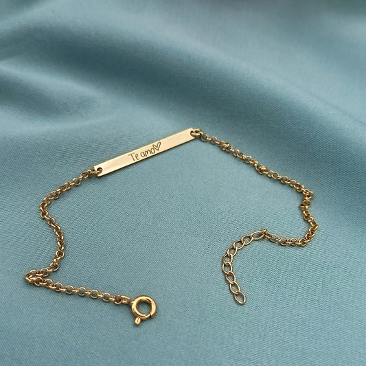 Pulsera Esclava delgada dorada