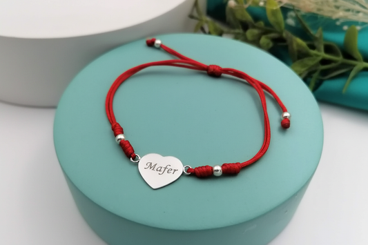 Pulsera con grabado Mafer