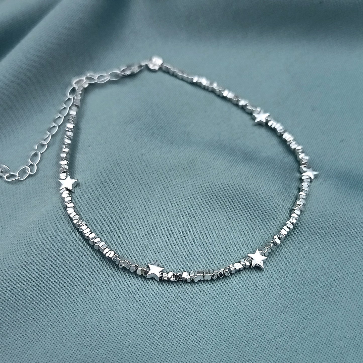 Pulsera Chaquiras Rústicas Estrellas