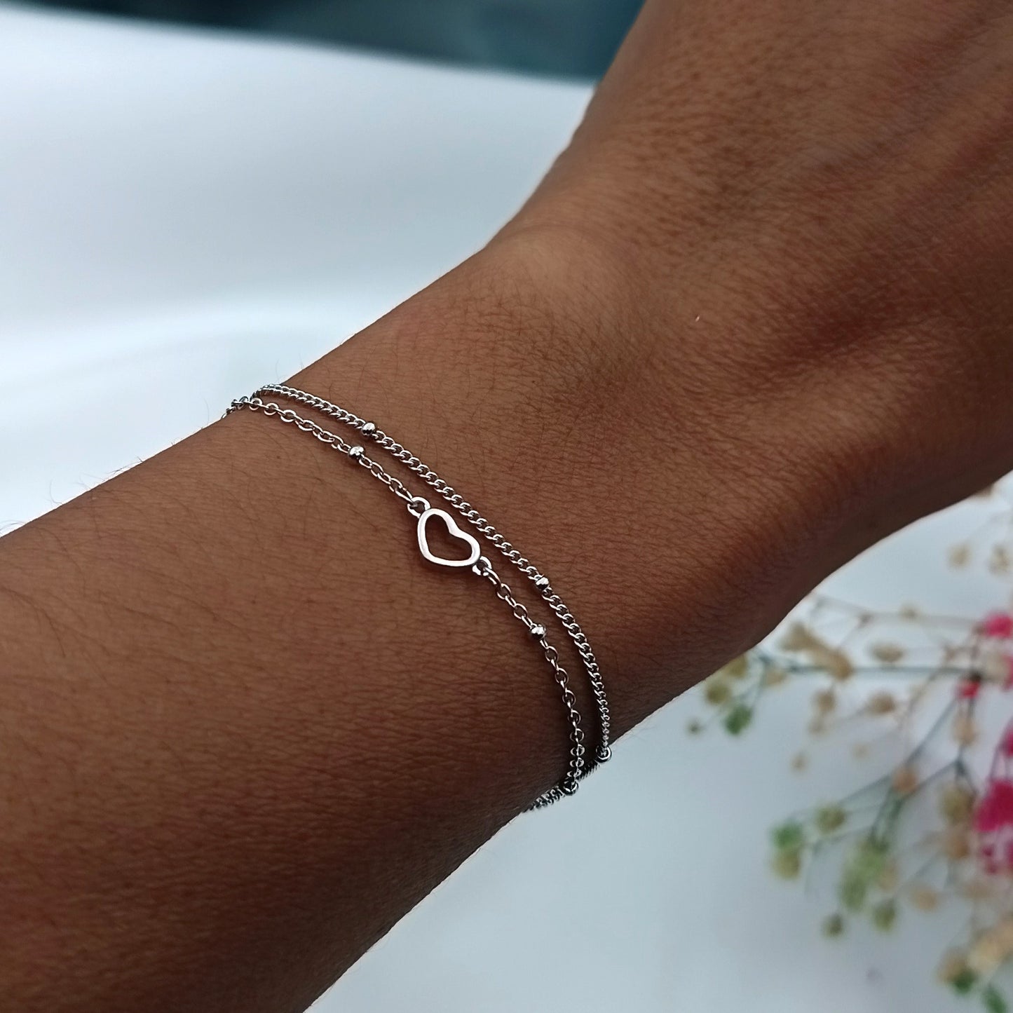 Pulsera Doble Corazoncito