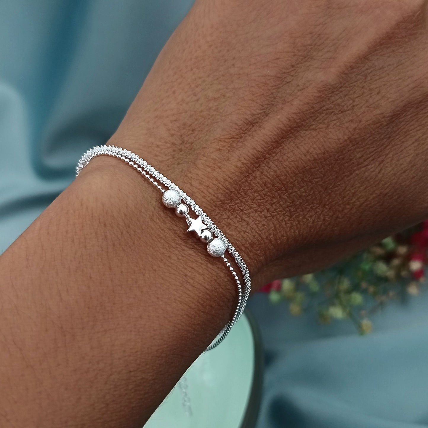 Pulsera Chaquiras Arenadas