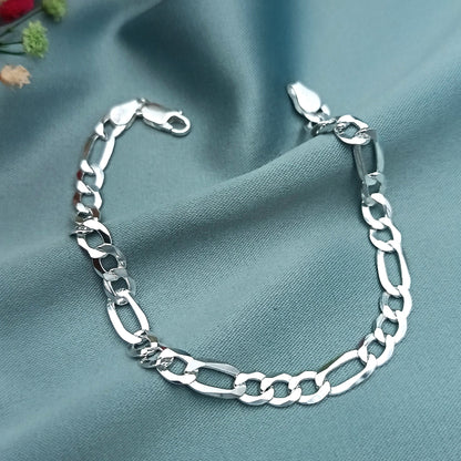 Pulsera Fígaro 6L 55mm