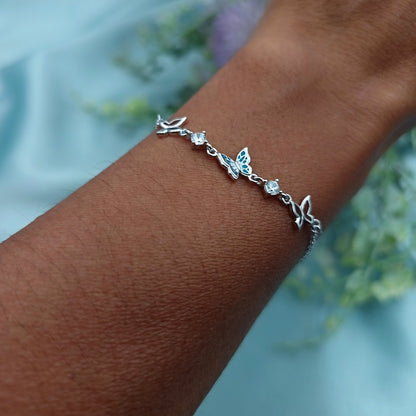 Pulsera Mariposas Esmaltada