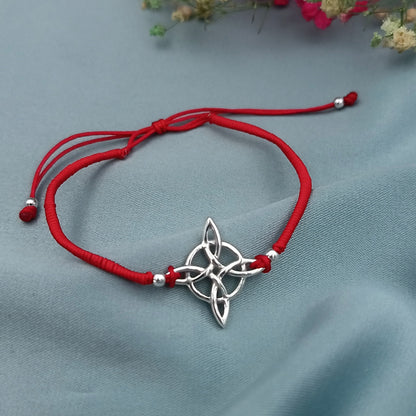 Pulsera macramé Nudo de bruja