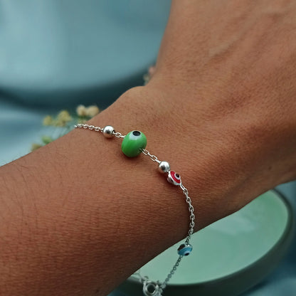 Pulsera Ojo Turco Verde
