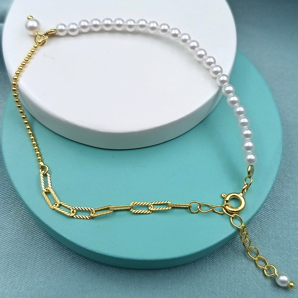 Pulsera Camino de Perlas