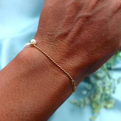 Pulsera Camino de Perlas