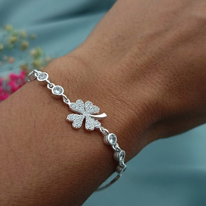Pulsera Trébol  Puntitos de Luz