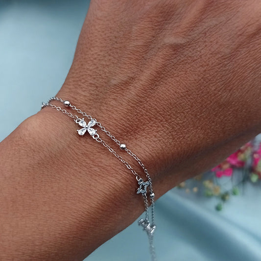 Pulsera Doble Tréboles