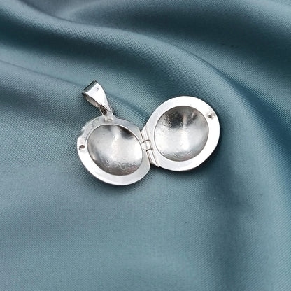 Dije Relicario Liso Cóncavo